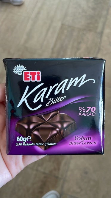 Eti Karam Bitter Kare Çikolata
